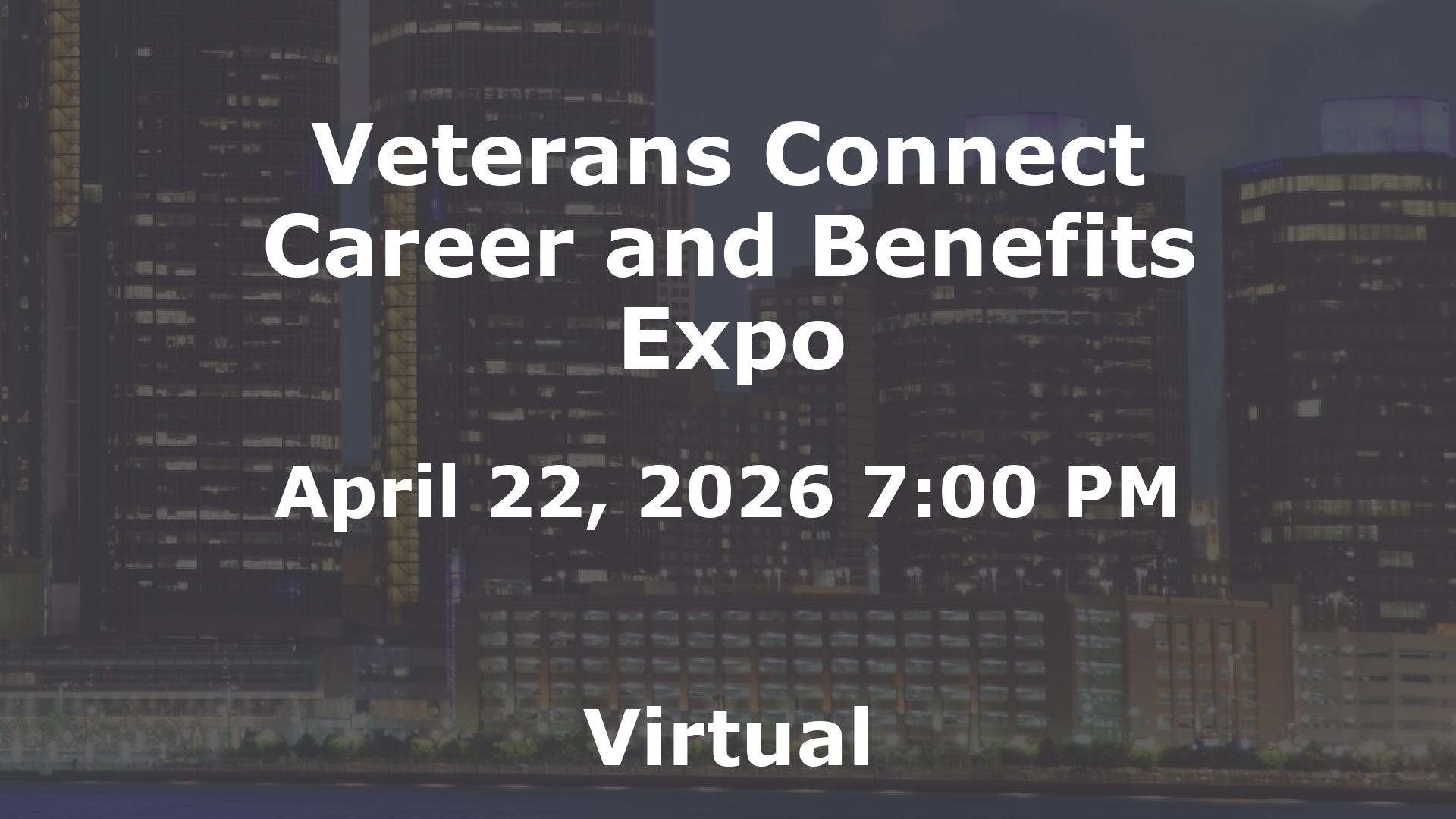 Veterans Connect Career and Benefits Expo event image
